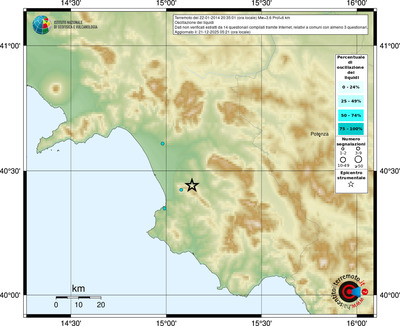 Mappa comuni con almeno 3 questionari
