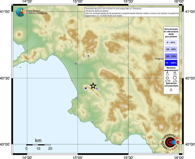 Mappa comuni con almeno 3 questionari