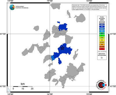 Mappa EMS - territori comuni