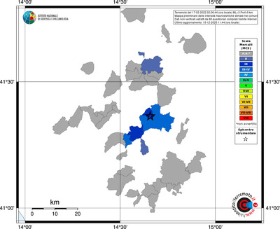 Mappa MCS - territori comuni