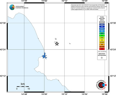 Mappa MCS - territori località