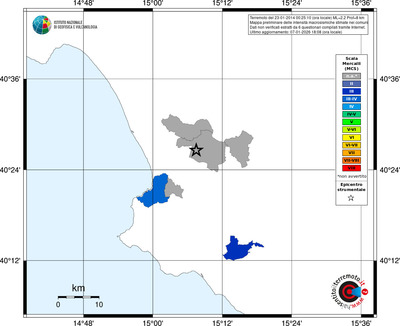 Mappa MCS - territori comuni