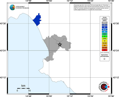 Mappa EMS - territori comuni
