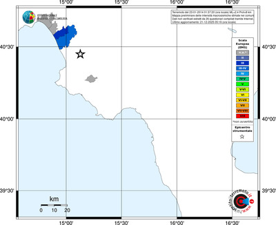 Mappa EMS - territori comuni