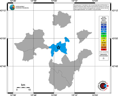 Mappa MCS - territori comuni