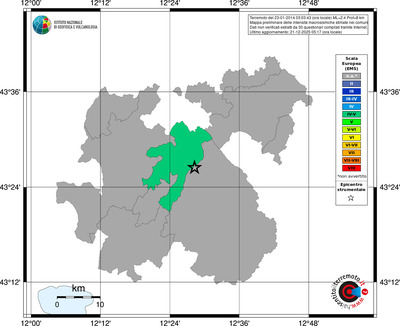 Mappa EMS - territori comuni