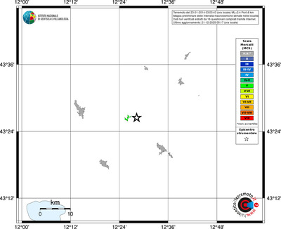 Mappa MCS - territori località