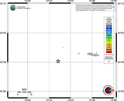 Mappa EMS - territori località