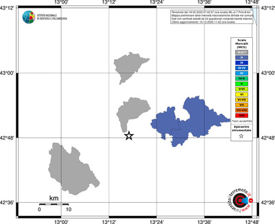 Mappa MCS - territori comuni