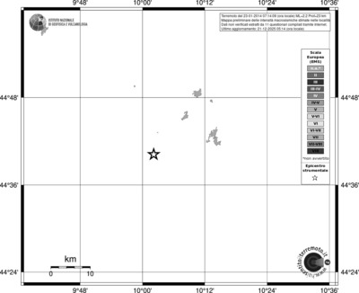 Mappa EMS - territori località