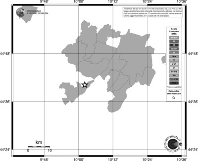 Mappa EMS - territori comuni