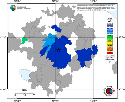 Mappa EMS - territori comuni