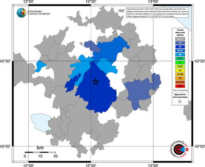 Mappa MCS - territori comuni