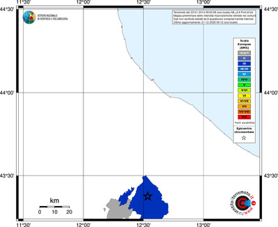 Mappa EMS - territori comuni
