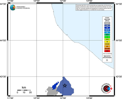 Mappa MCS - territori comuni