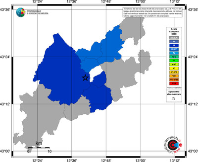 Mappa EMS - territori comuni