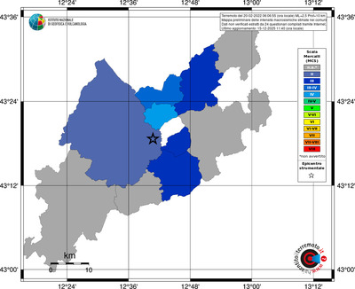 Mappa MCS - territori comuni