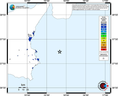 Mappa EMS - territori località