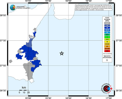 Mappa EMS - territori comuni