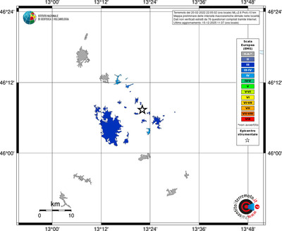 Mappa EMS - territori località