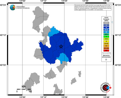 Mappa EMS - territori comuni