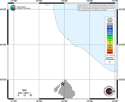 Mappa EMS - territori comuni