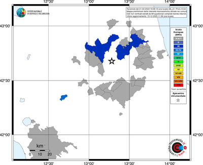 Mappa EMS - territori comuni