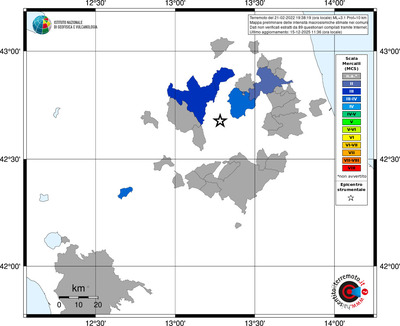 Mappa MCS - territori comuni