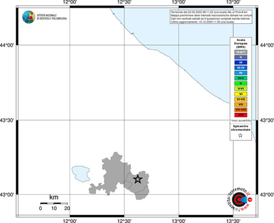 Mappa EMS - territori comuni
