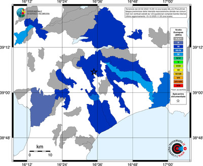 Mappa EMS - territori comuni