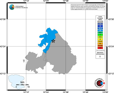 Mappa EMS - territori comuni