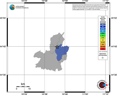 Mappa MCS - territori comuni