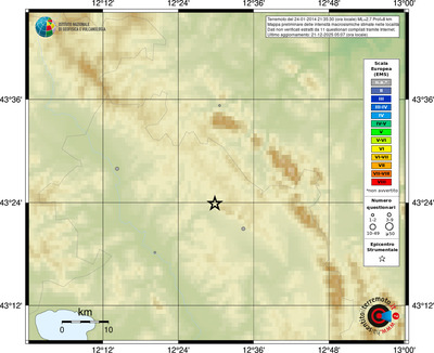 Mappa EMS - località