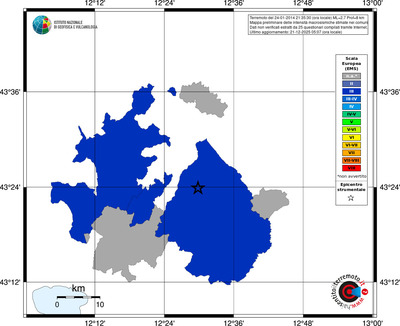 Mappa EMS - territori comuni