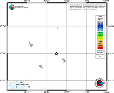 Mappa MCS - territori località