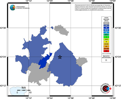 Mappa MCS - territori comuni