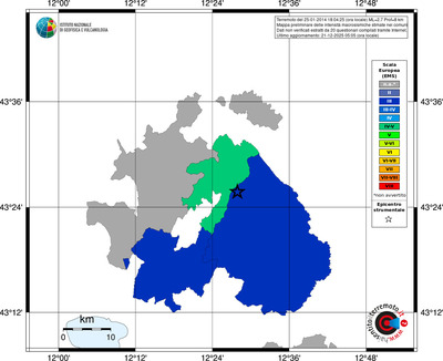 Mappa EMS - territori comuni
