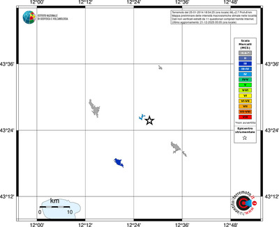 Mappa MCS - territori località