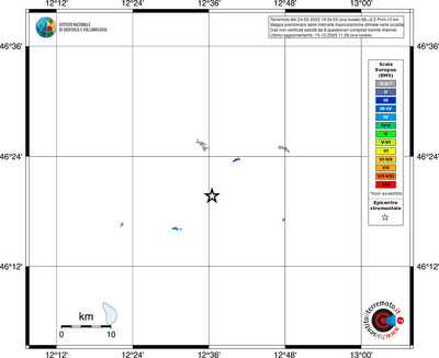 Mappa EMS - territori località