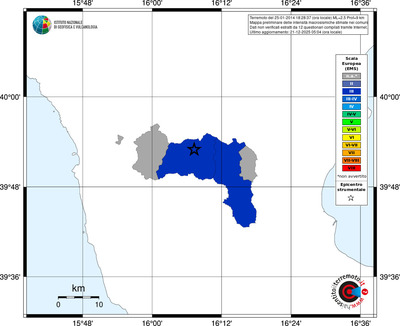 Mappa EMS - territori comuni