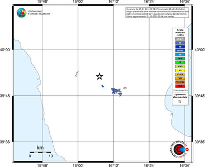 Mappa MCS - territori località