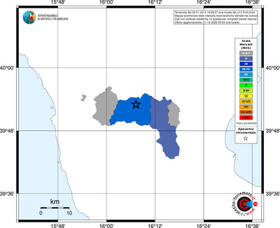 Mappa MCS - territori comuni