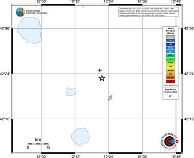 Mappa EMS - territori località