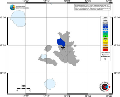 Mappa EMS - territori comuni
