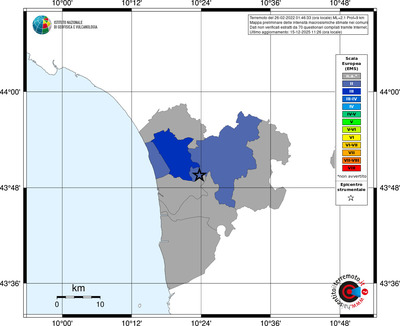 Mappa EMS - territori comuni