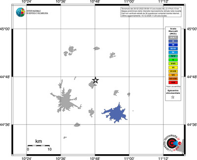 Mappa MCS - territori località