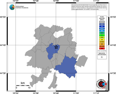 Mappa MCS - territori comuni