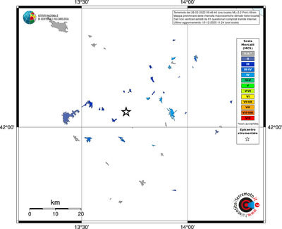 Mappa MCS - territori località