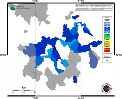 Mappa MCS - territori comuni