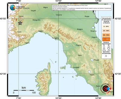 Mappa comuni con almeno 3 questionari